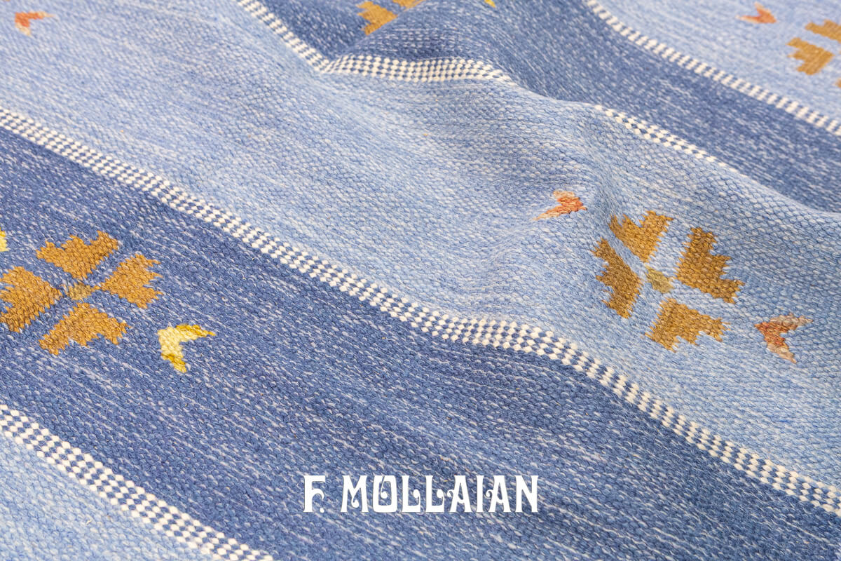 Swedish Kilim Rug Signed n°:522046