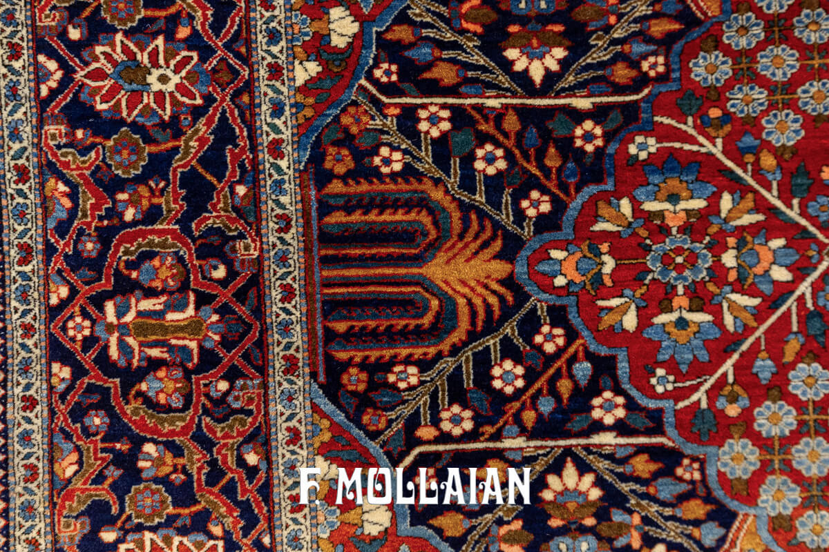 Tappeto Keshan Mohtasham Disegno Gioshagan n°:534403
