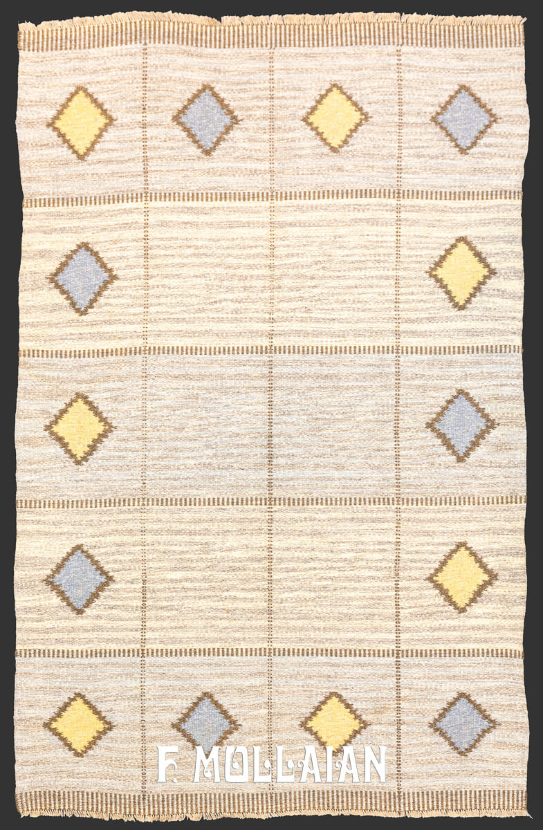 Scandinavian Rug Minimal Design Kilim n°:548172
