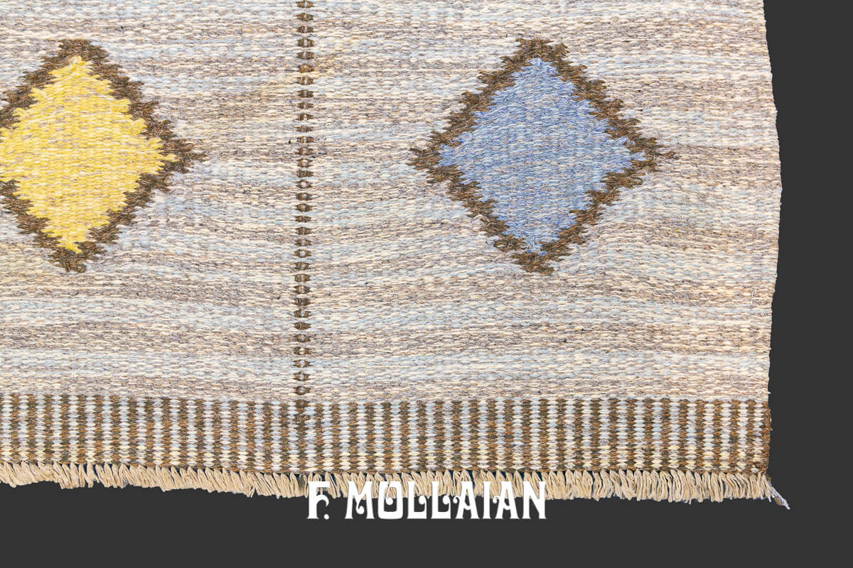 Scandinavian Rug Minimal Design Kilim n°:548172