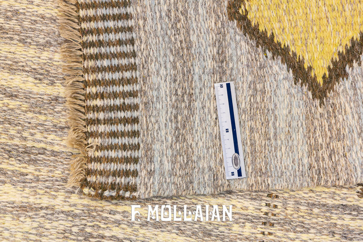 Scandinavian Rug Minimal Design Kilim n°:548172