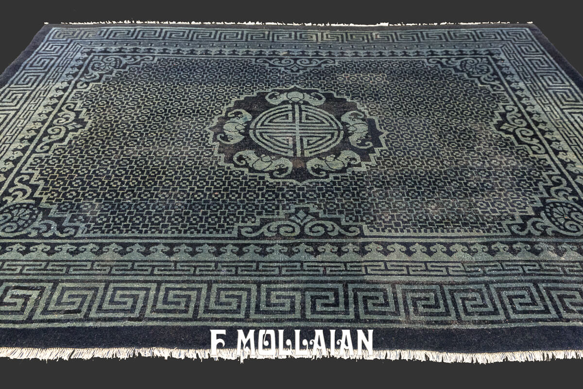 Chinese Peking Rug Decorative Blue n°:562847