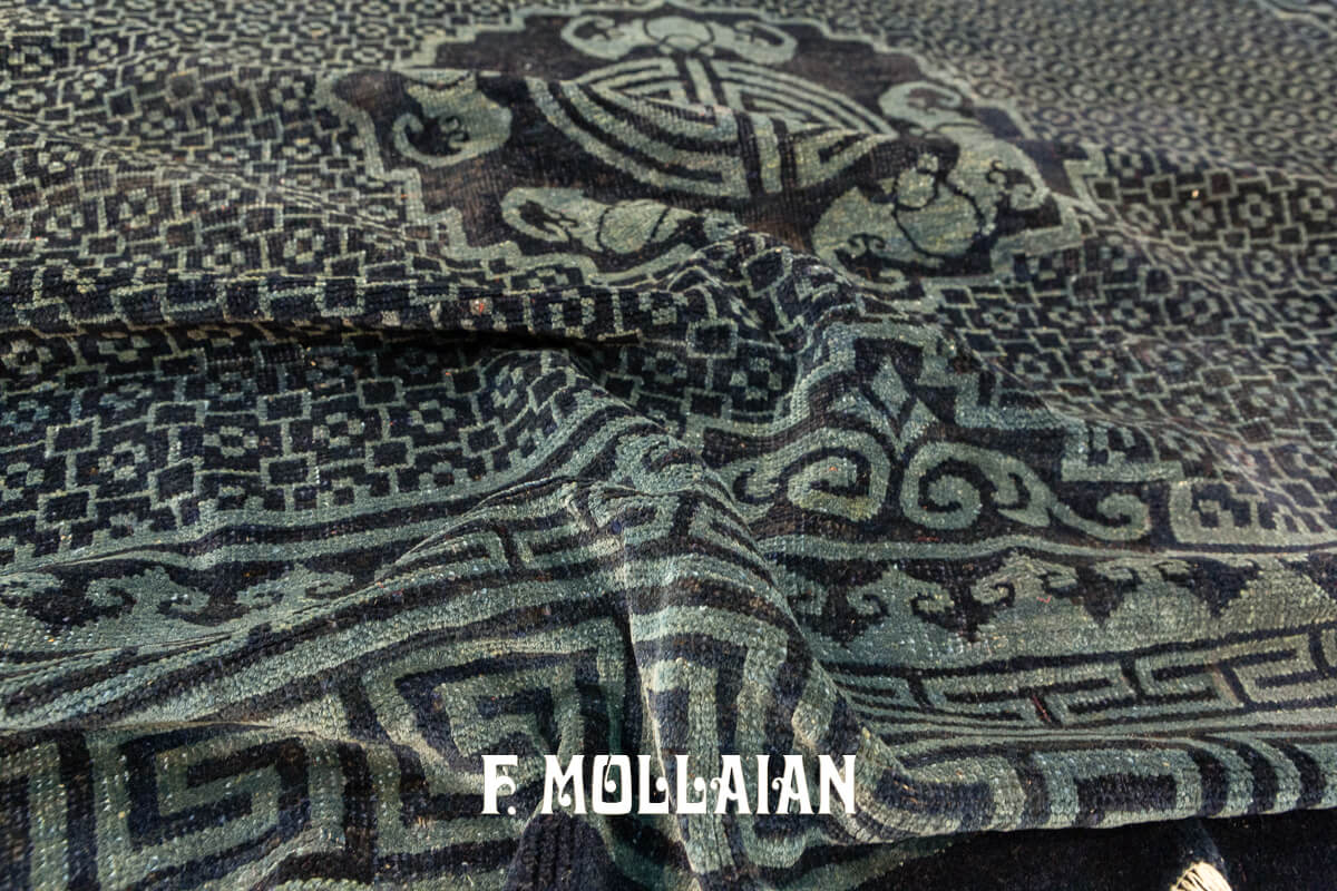 Chinese Peking Rug Decorative Blue n°:562847