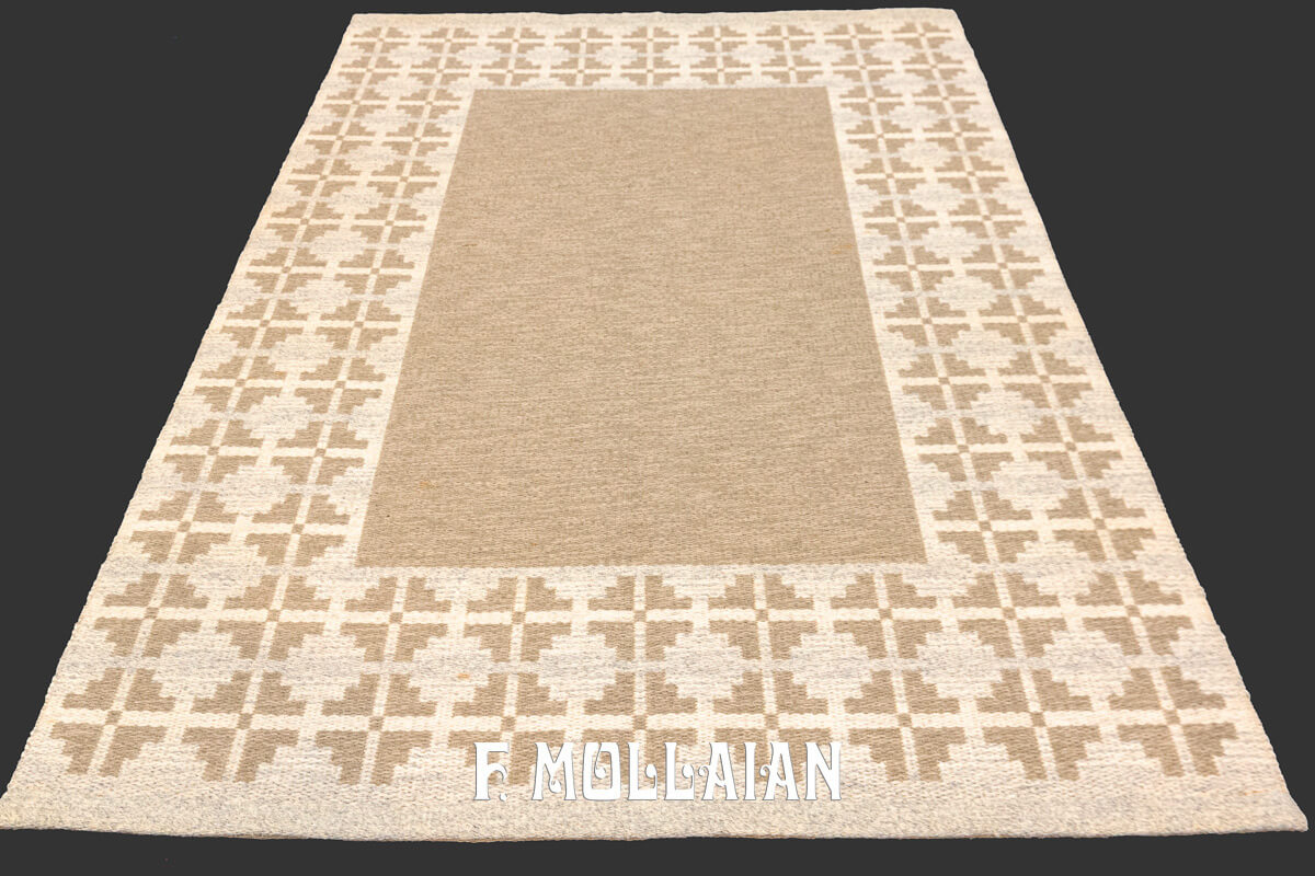 Scandinavian Rug Soft Color Kilim n°:566214