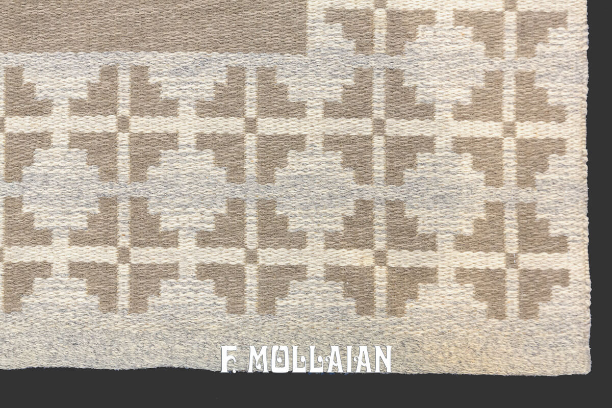 Scandinavian Rug Soft Color Kilim n°:566214