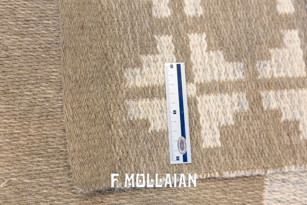 Scandinavian Rug Soft Color Kilim n°:566214