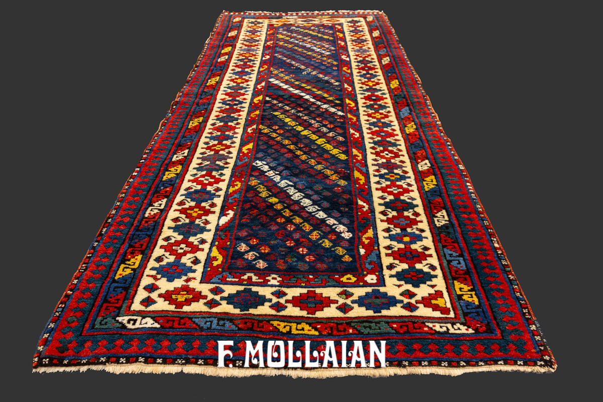 Tappeto Caucasico Antico Talish Multicolore n°:567144