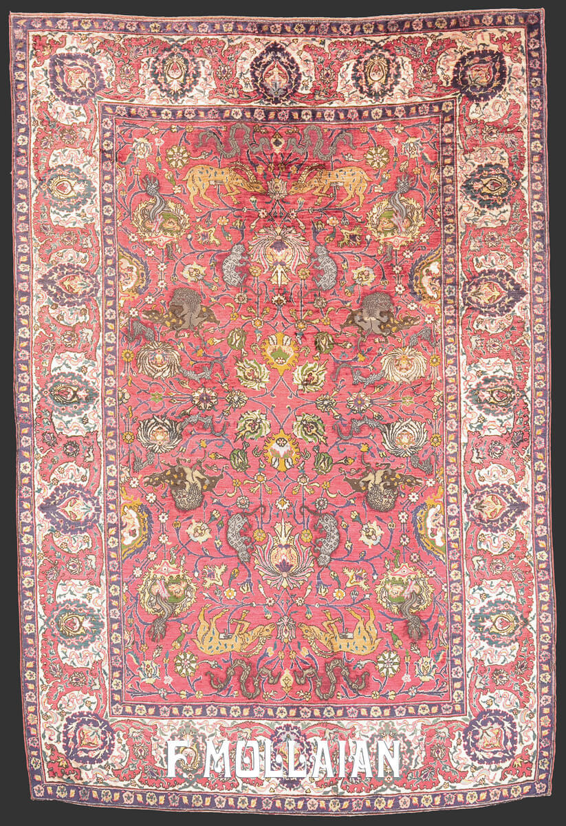 Turkish Rug Rare Koum Kapi n°:583986