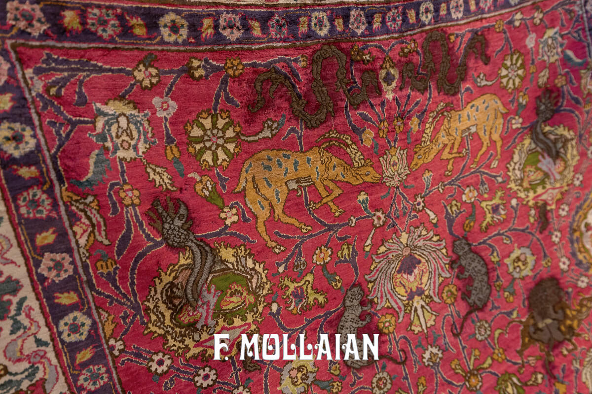 Turkish Rug Rare Koum Kapi n°:583986