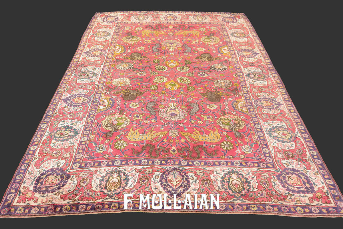 Turkish Rug Rare Koum Kapi n°:583986