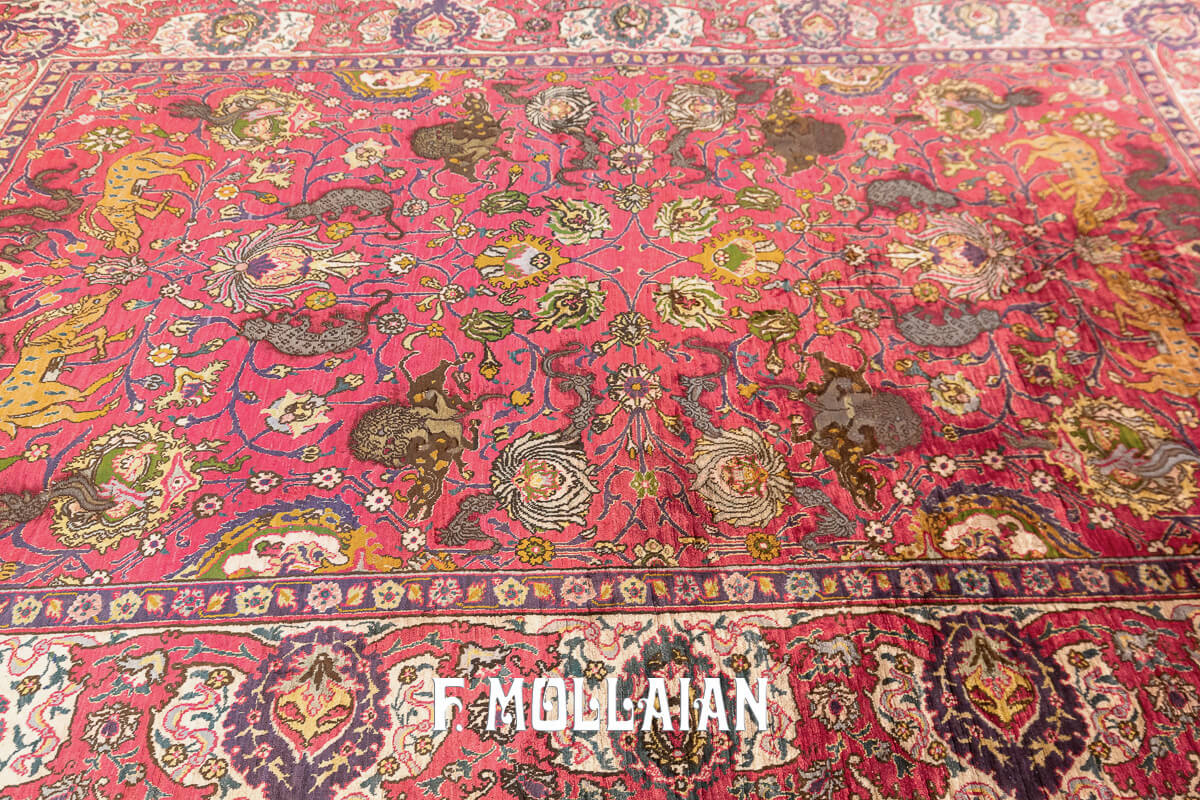 Turkish Rug Rare Koum Kapi n°:583986