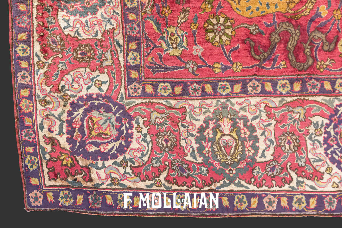 Turkish Rug Rare Koum Kapi n°:583986