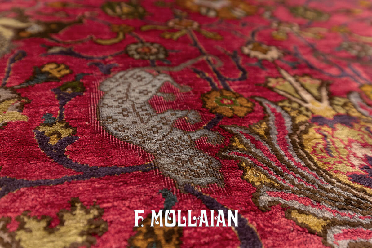Turkish Rug Rare Koum Kapi n°:583986