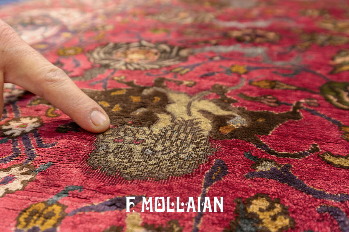 Turkish Rug Rare Koum Kapi n°:583986