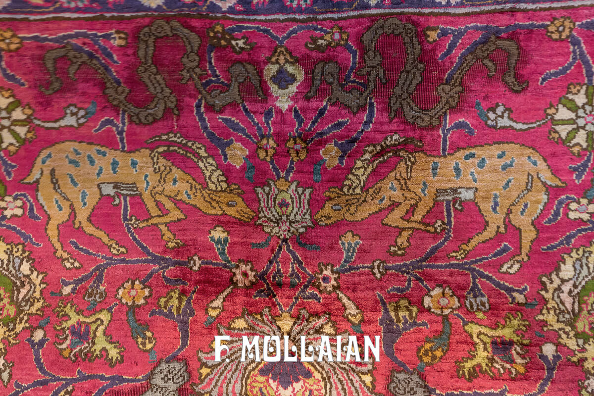 Turkish Rug Rare Koum Kapi n°:583986