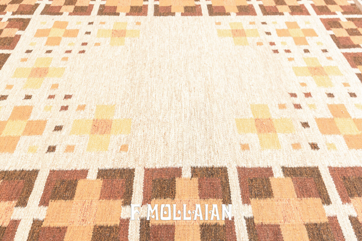 Swedish Kilim Rug MF n°:584422