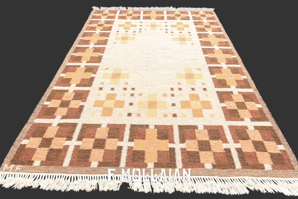 Swedish Kilim Rug MF n°:584422