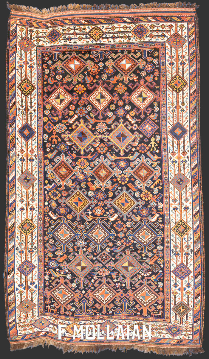 Tribal Rug Qashkai Wool Warps n°:610184