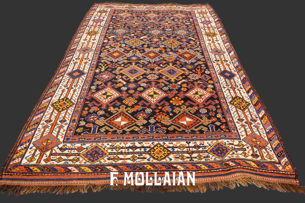 Tribal Rug Qashkai Wool Warps n°:610184