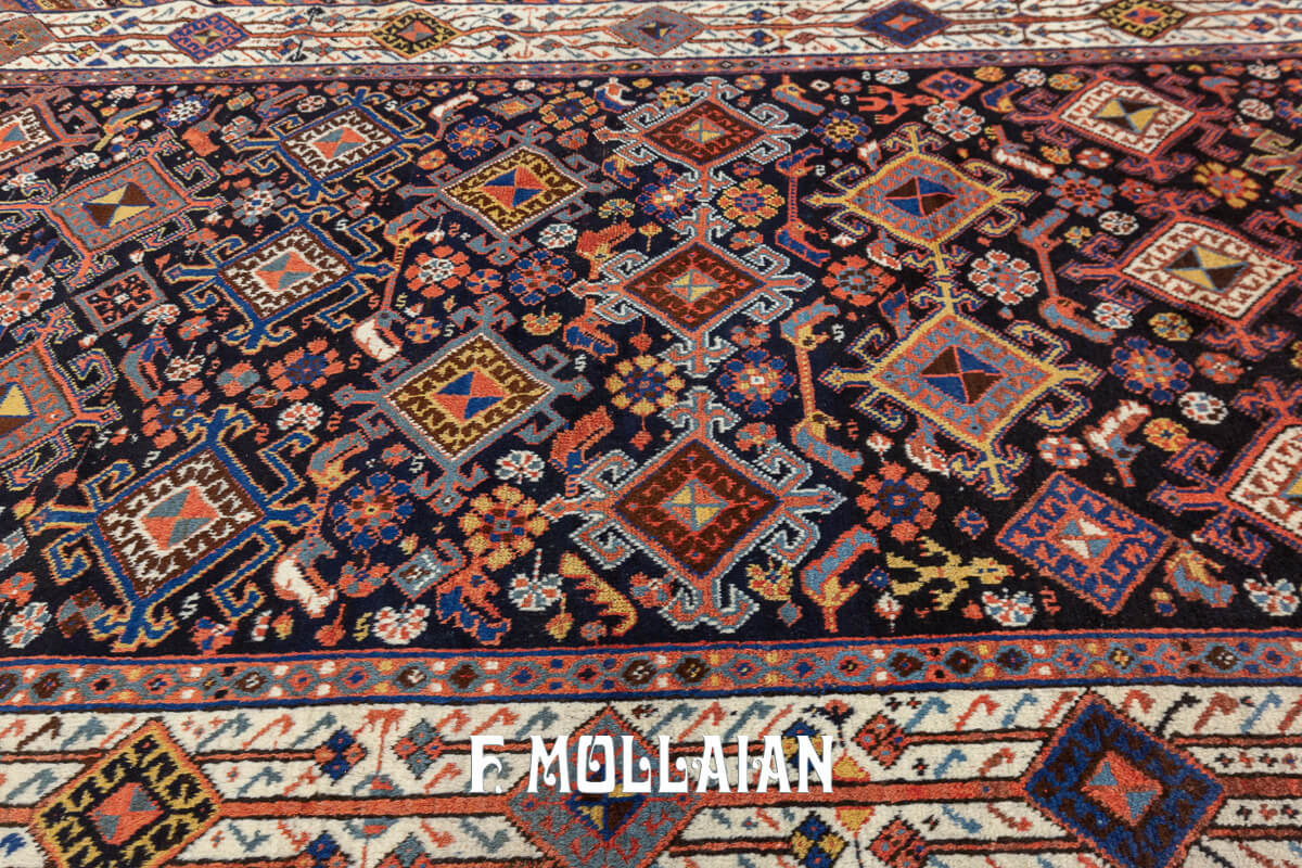 Tribal Rug Qashkai Wool Warps n°:610184