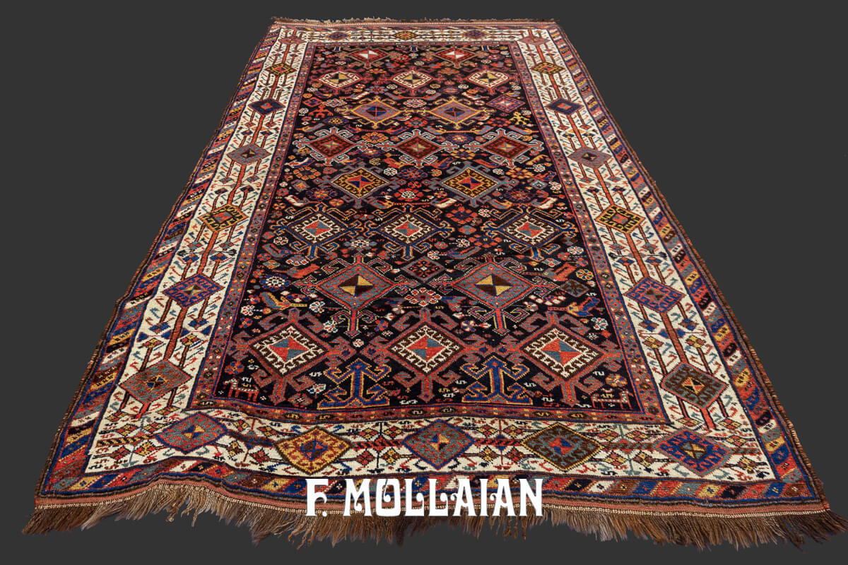 Tribal Rug Qashkai Wool Warps n°:610184