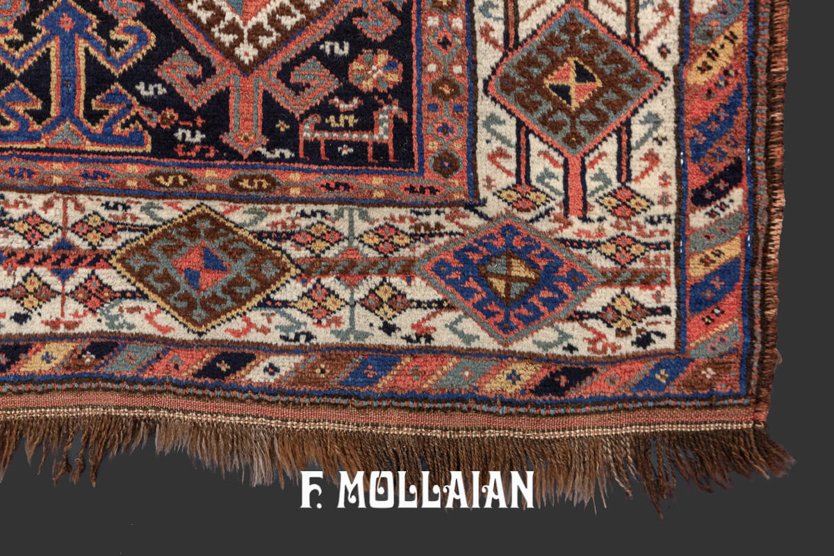 Tribal Rug Qashkai Wool Warps n°:610184
