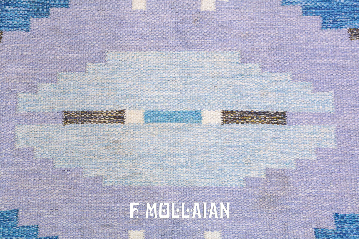 Scandinavian Rug Signed Kilim n°:633692