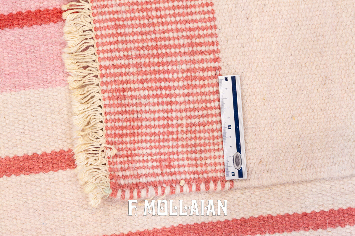 Swedish Kilim Rug Beige Color n°:856798