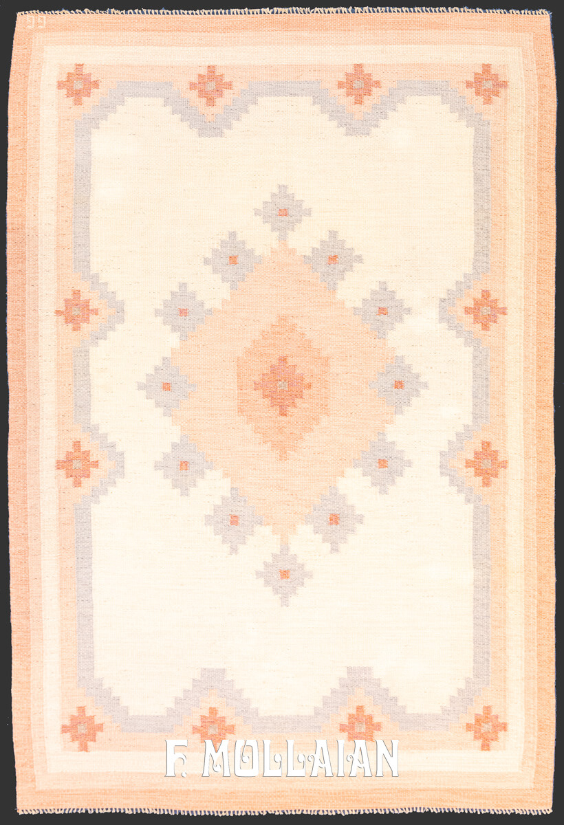 Scandinavian Rug Medallion Kilim n°:862016