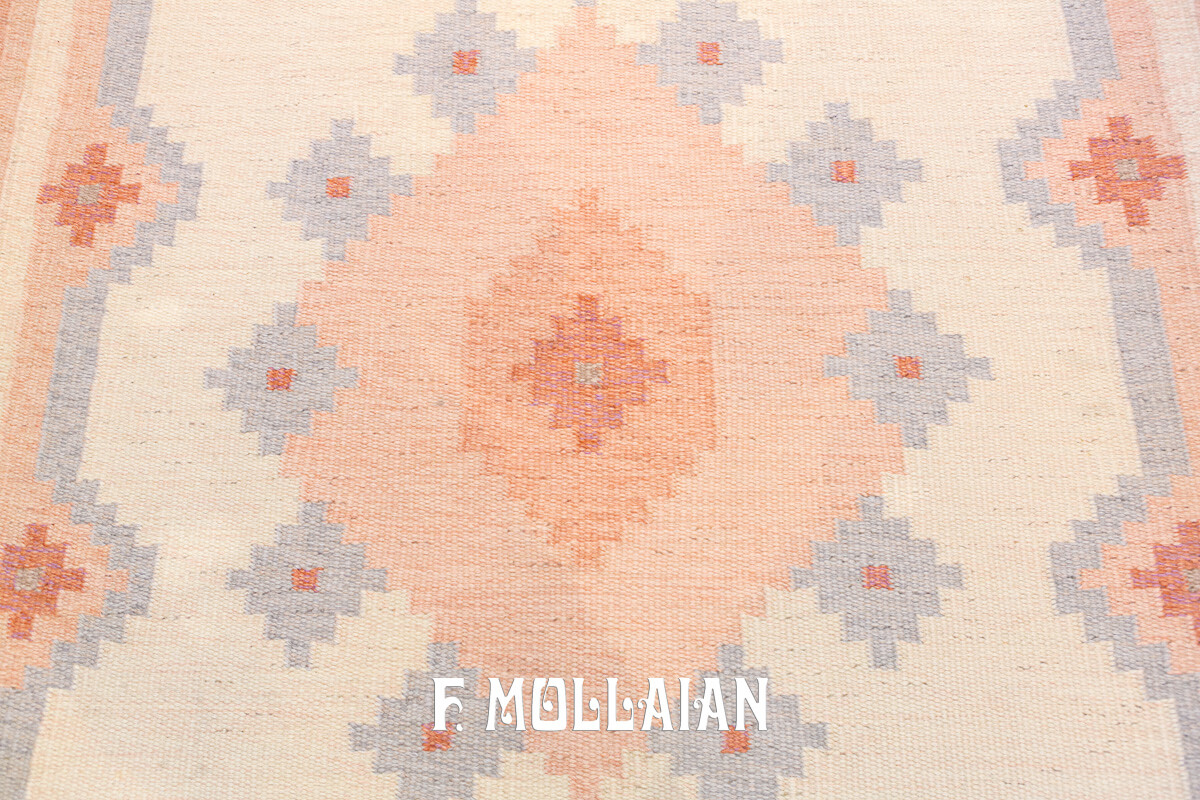Scandinavian Rug Medallion Kilim n°:862016