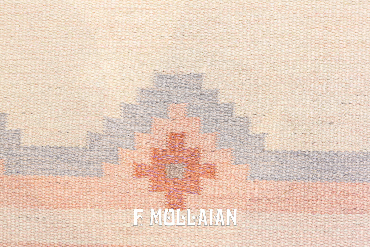 Scandinavian Rug Medallion Kilim n°:862016