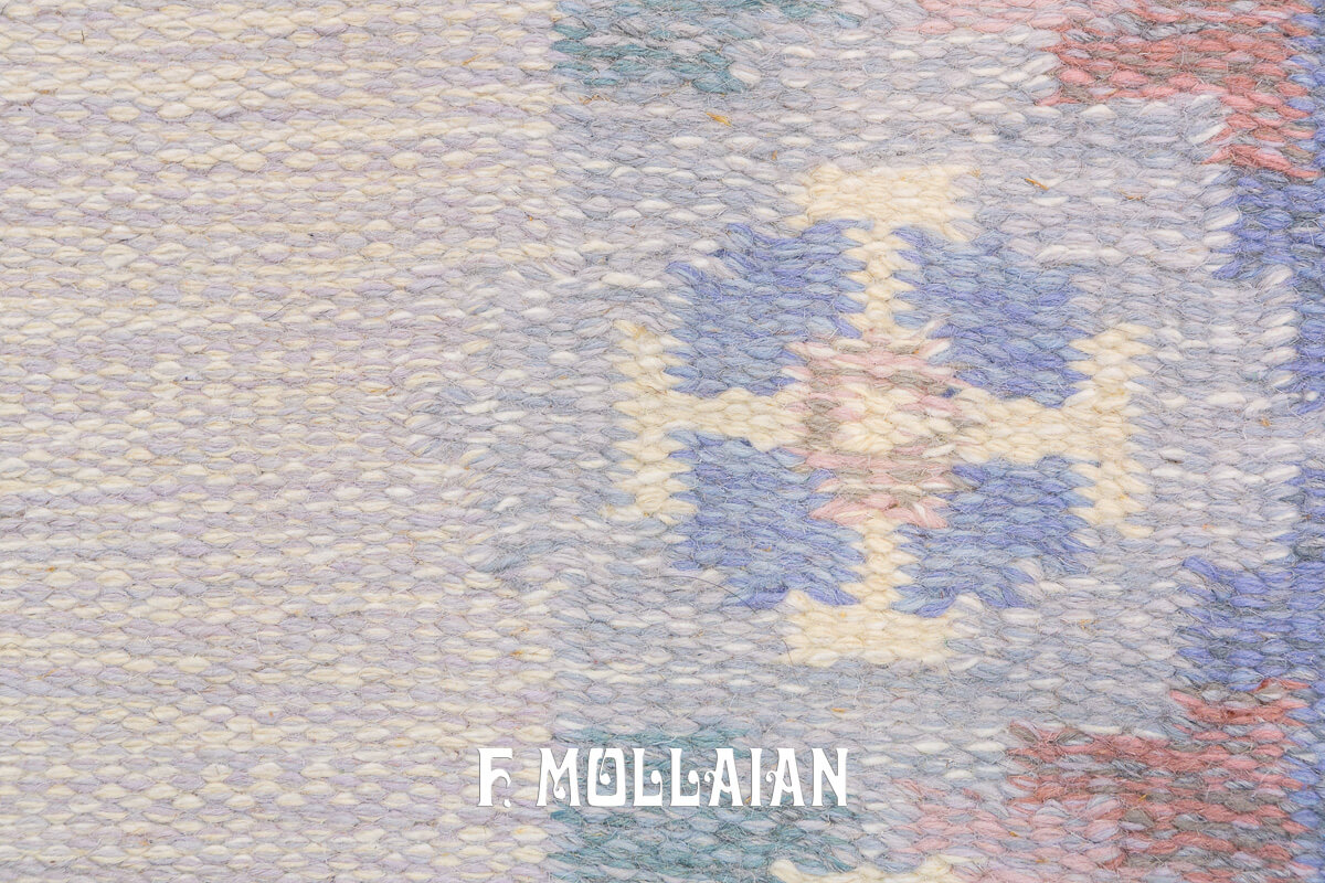 Swedish Kilim Rug Rollakan Runner n°:874530
