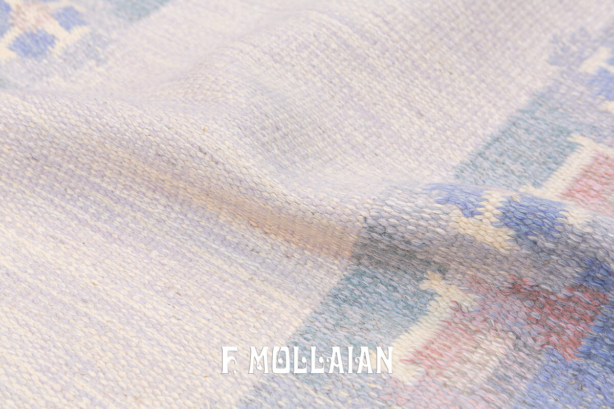 Swedish Kilim Rug Rollakan Runner n°:874530