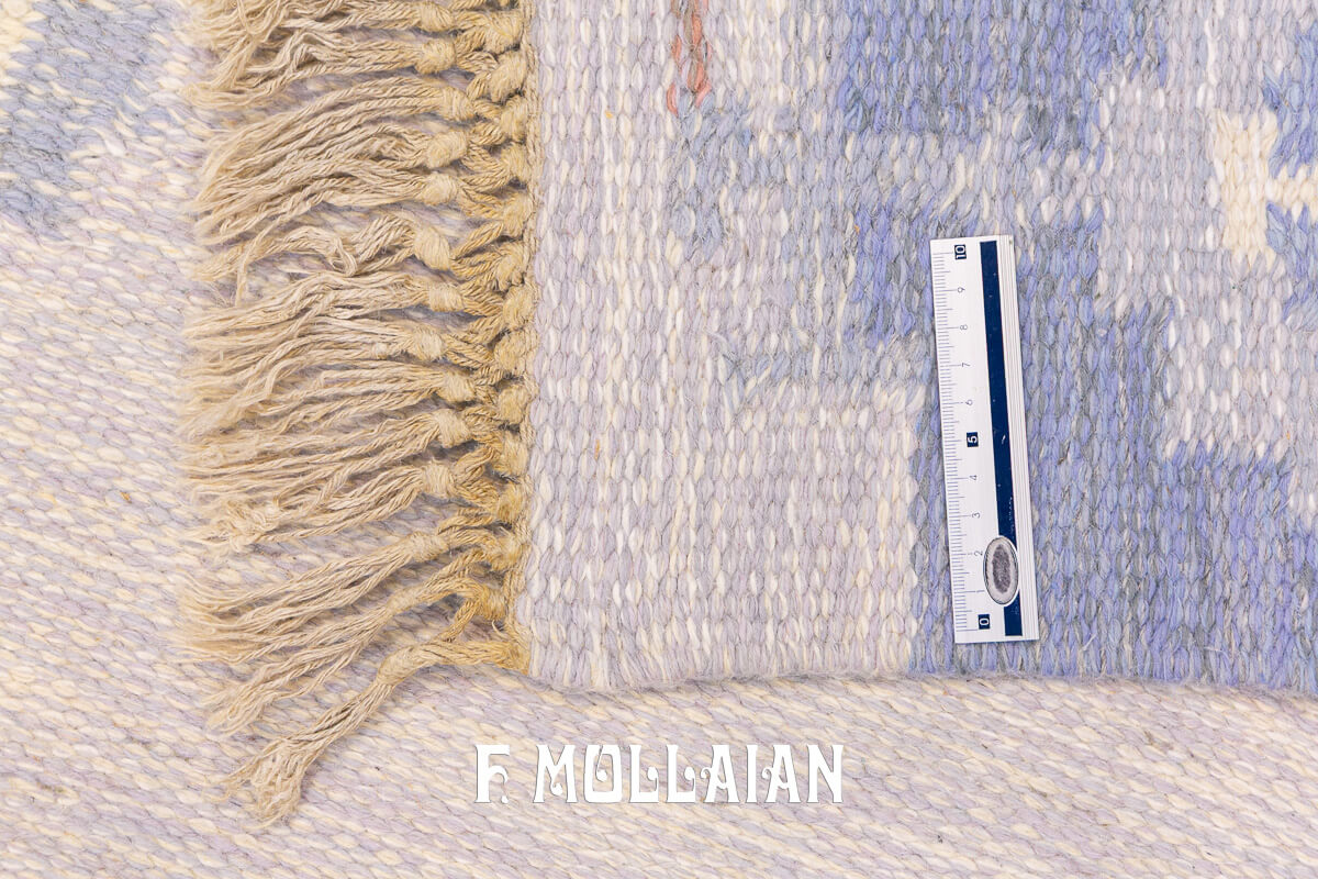 Swedish Kilim Rug Rollakan Runner n°:874530