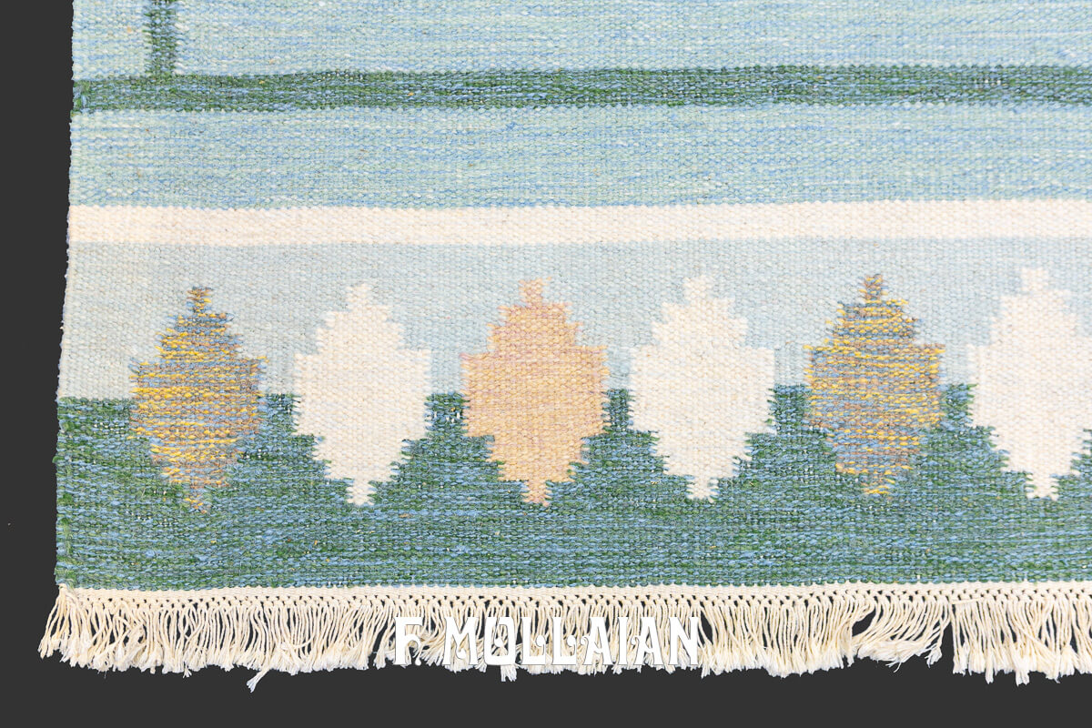 Scandinavian Rug Geometric Medallion n°:907982