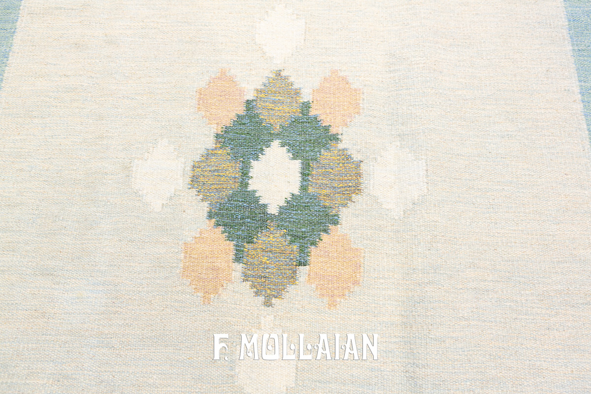 Scandinavian Rug Geometric Medallion n°:907982