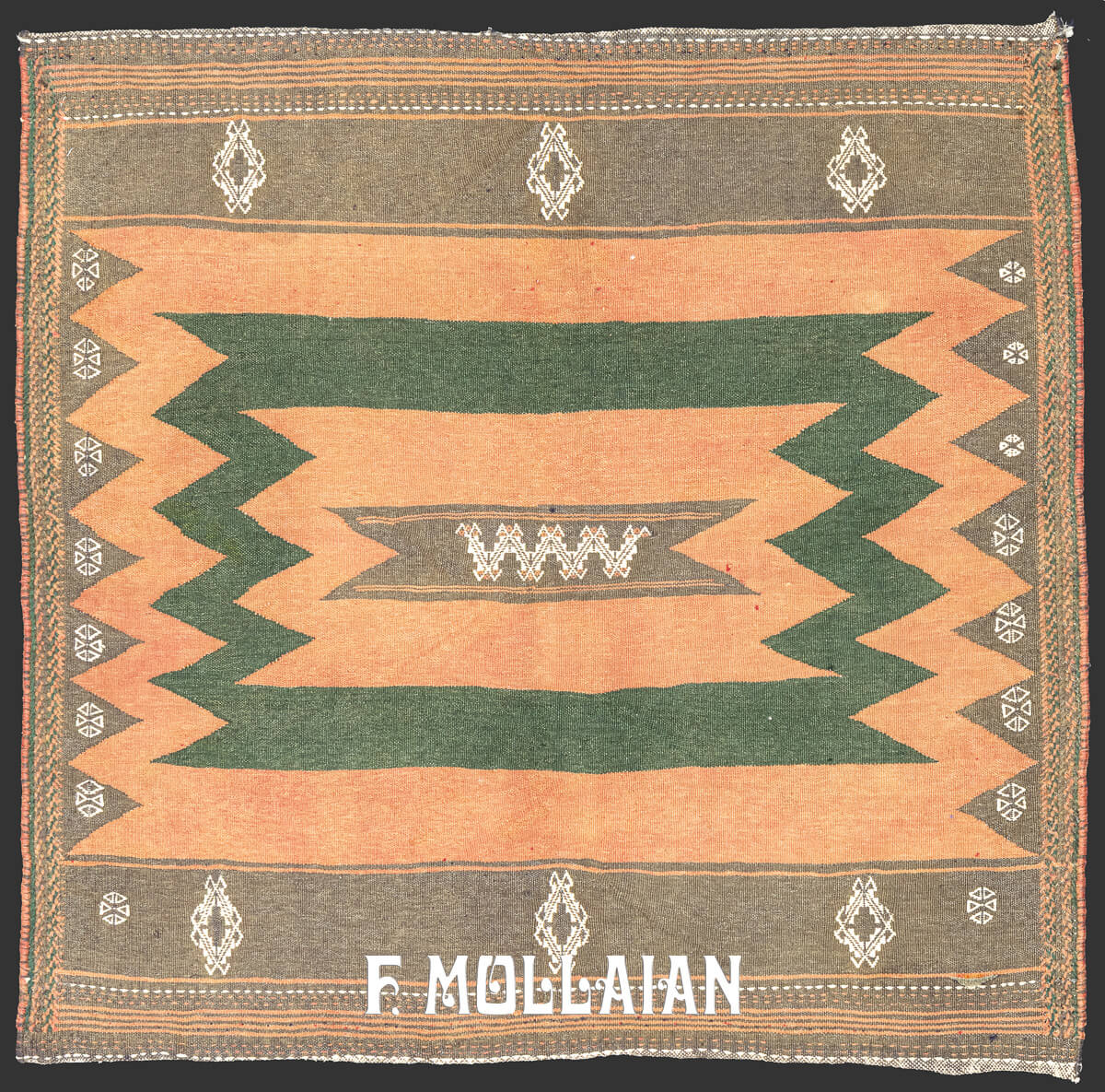 Teribal Kilim Persian Sofreh Rustic Grade n°:S333336
