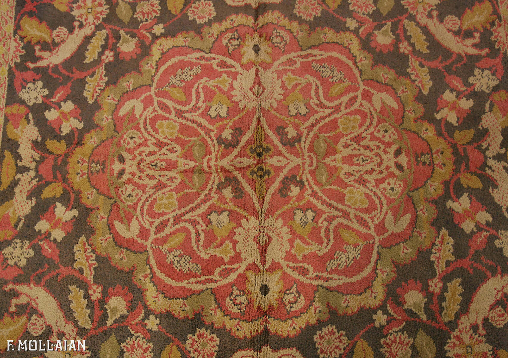 Semi-Antique European Silk Rug (185x125 cm)