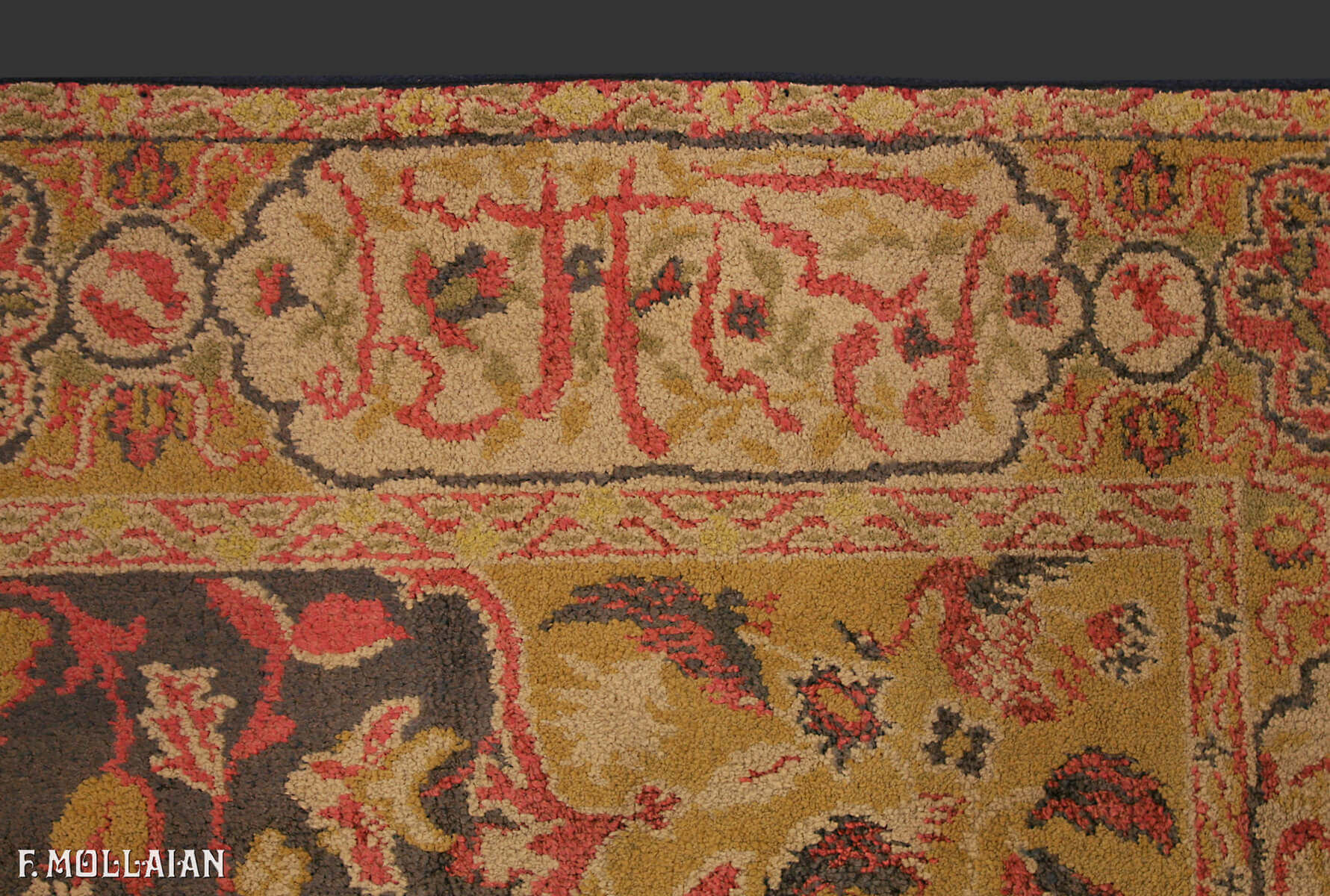 Semi-Antique European Silk Rug (185x125 cm)