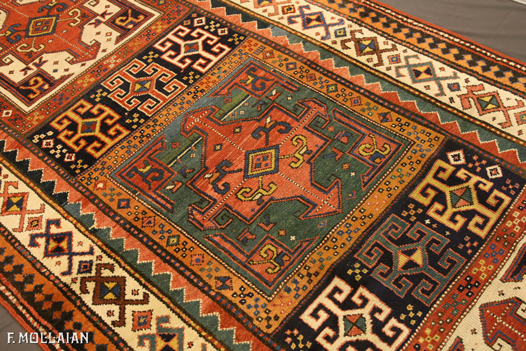 Antique Shahsavan Runner Rug (315x127 cm)