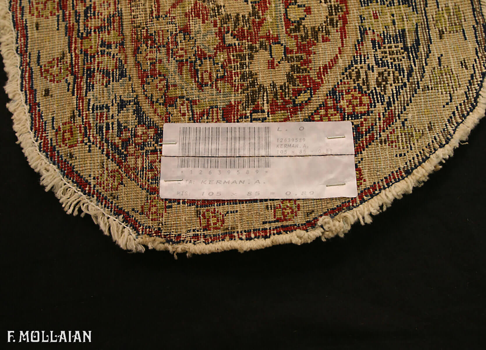 Antique Persian Kerman Rug (105x85 cm)