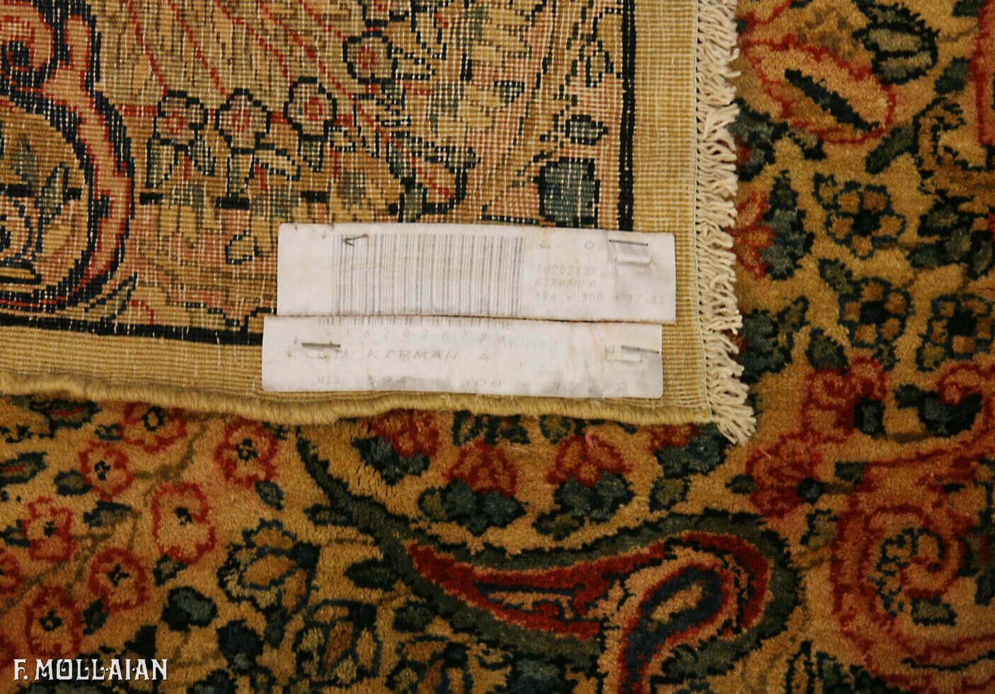 Antique Persian Kerman Carpet (594x300 cm)