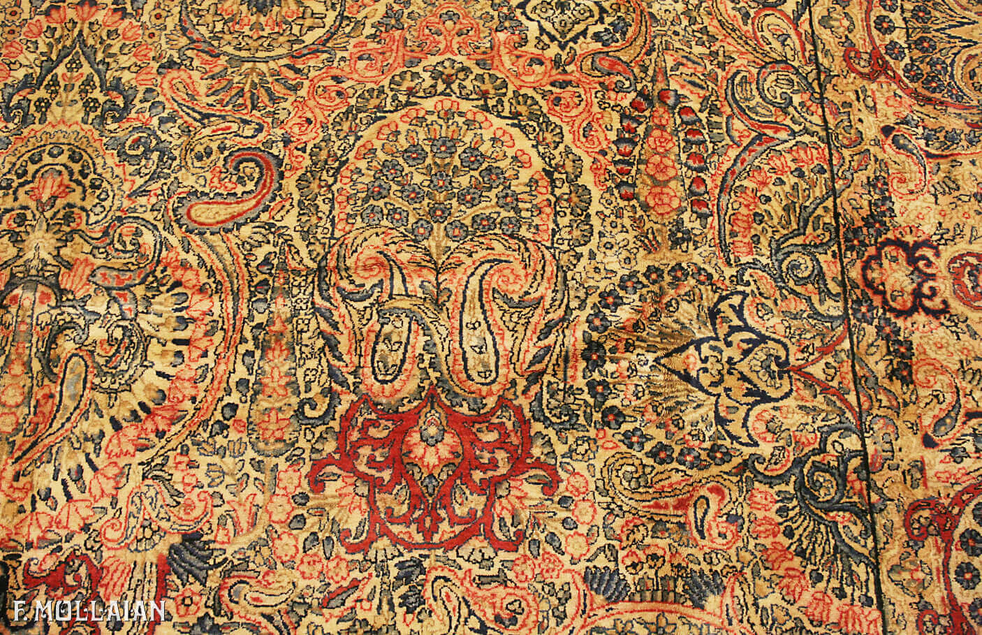 Antique Persian Kerman Carpet (594x300 cm)