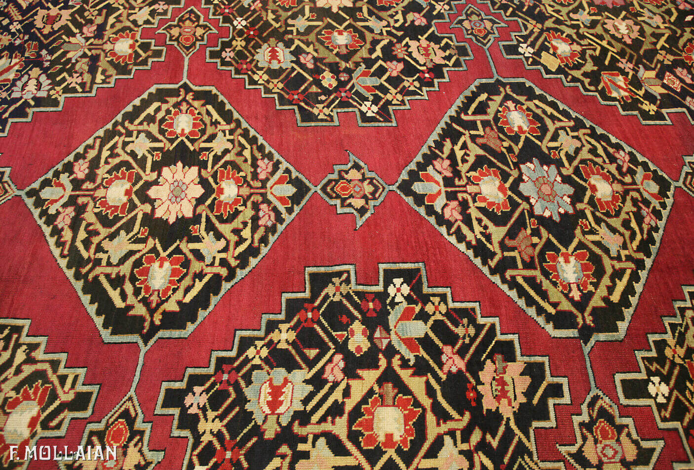 Antique Caucasian Karabakh (Qarabag) Gallery Carpet (600x230 cm)