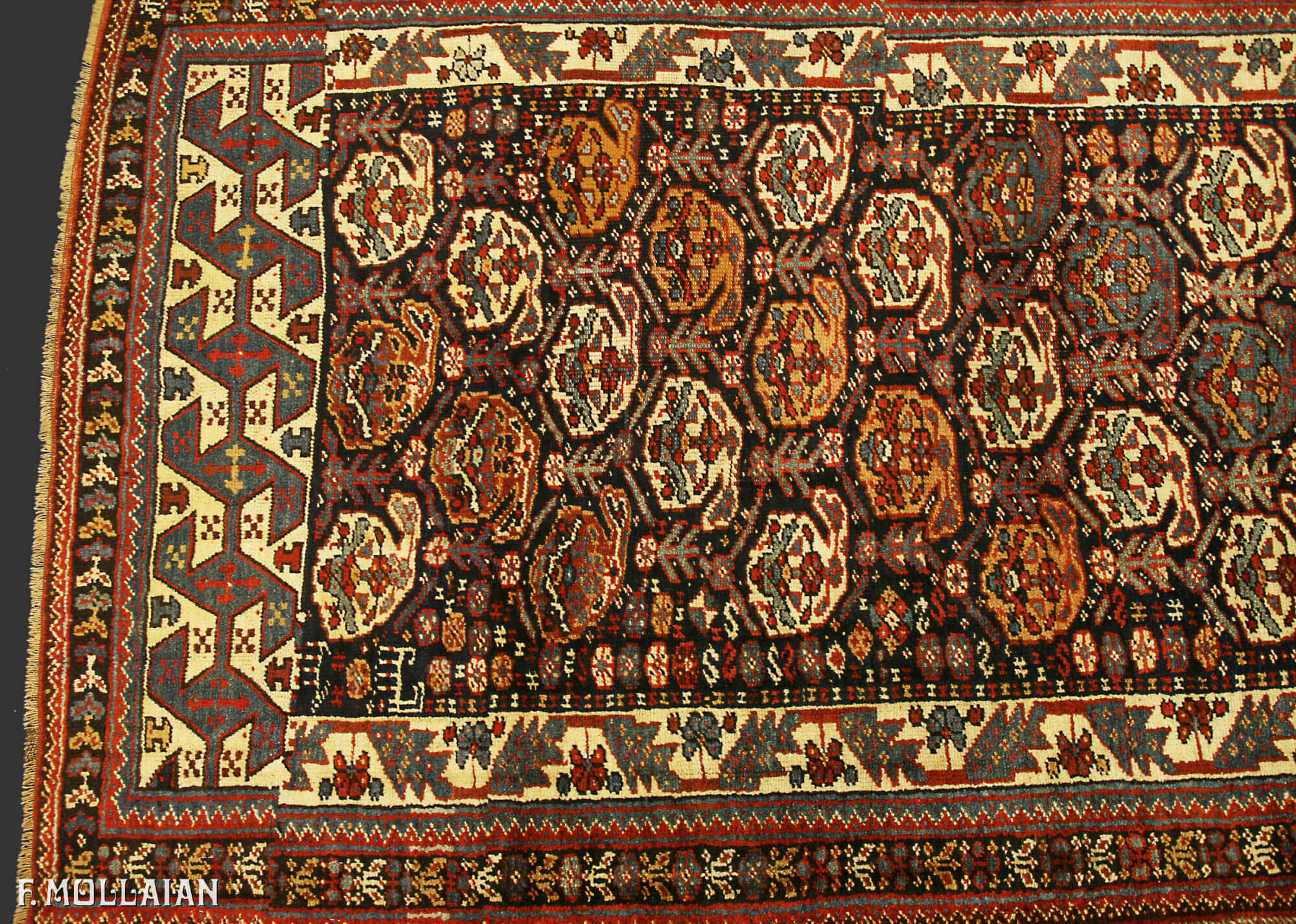 Antique Persian Shahsavan Runner Rug (270x95 cm)