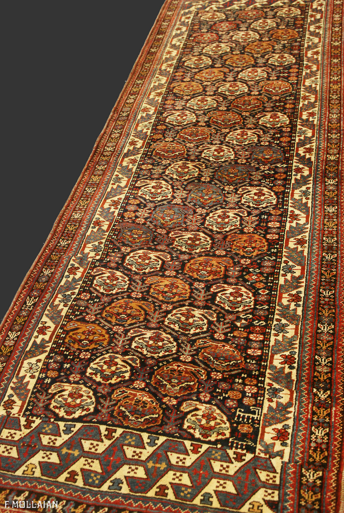 Antique Persian Shahsavan Runner Rug (270x95 cm)