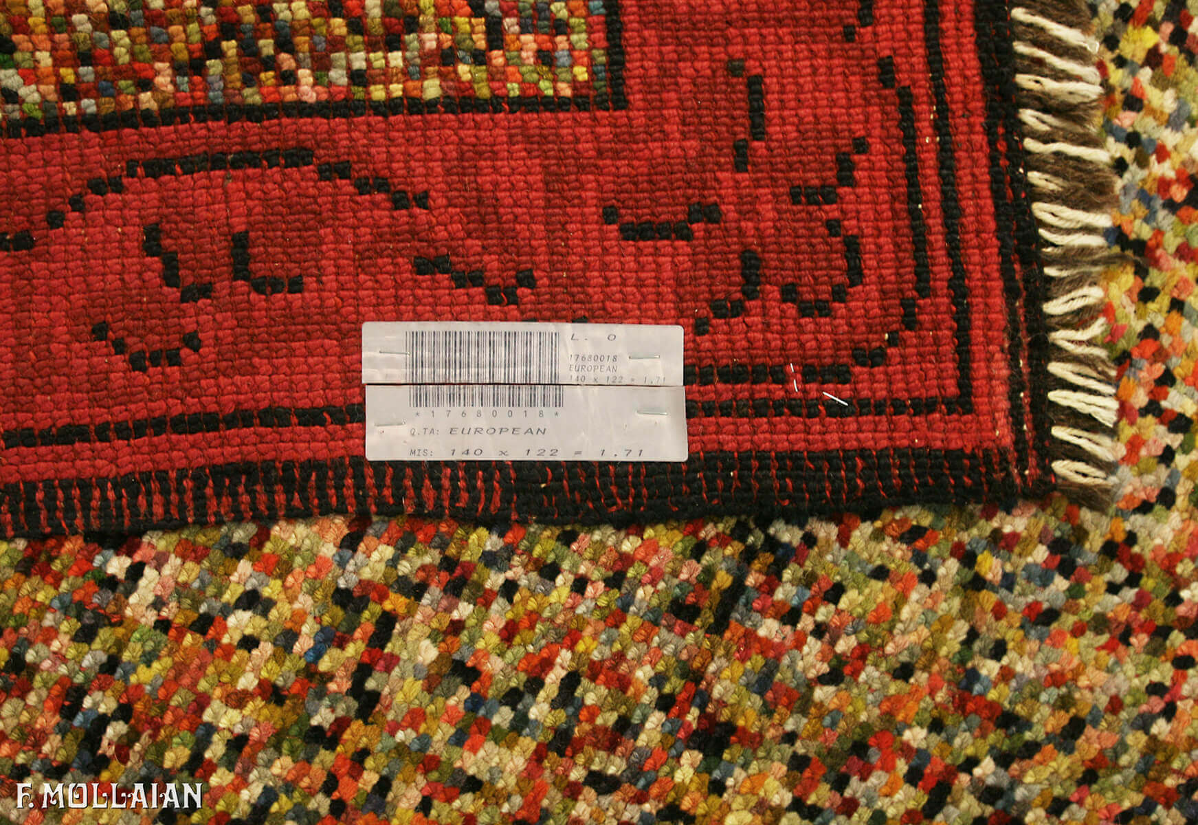 Antique European Rug (140x122 cm)