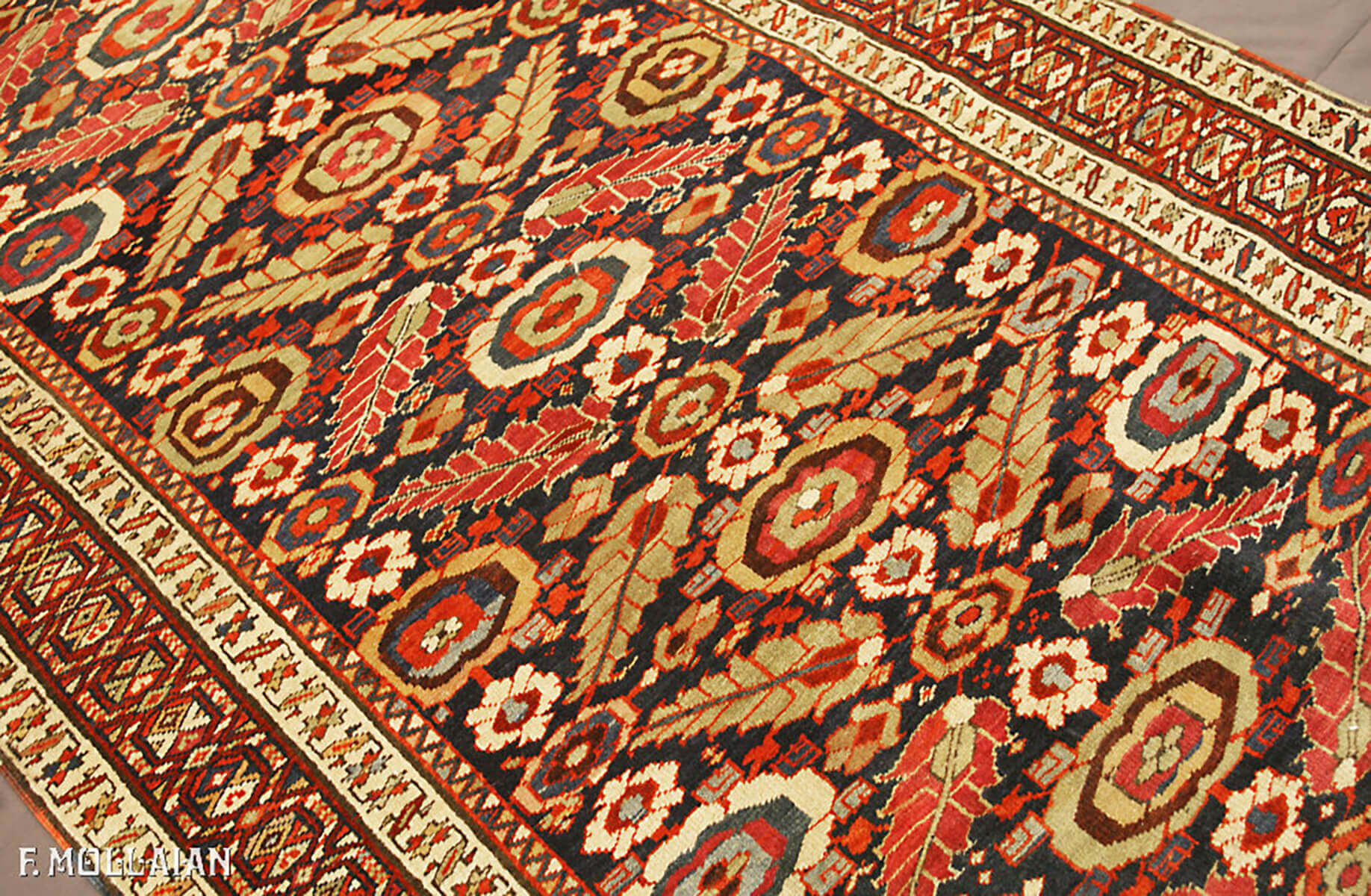 Antique North West Persia Carpet (341x109 cm)
