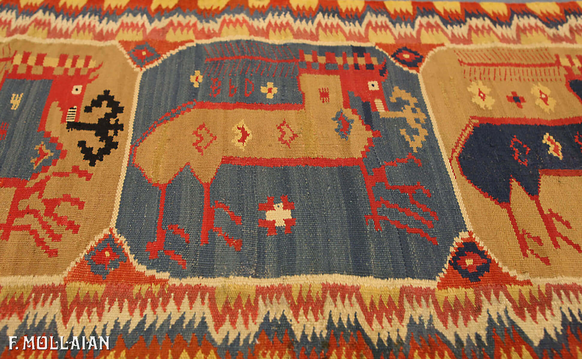 Antique Swedish Textile (97x47 cm)