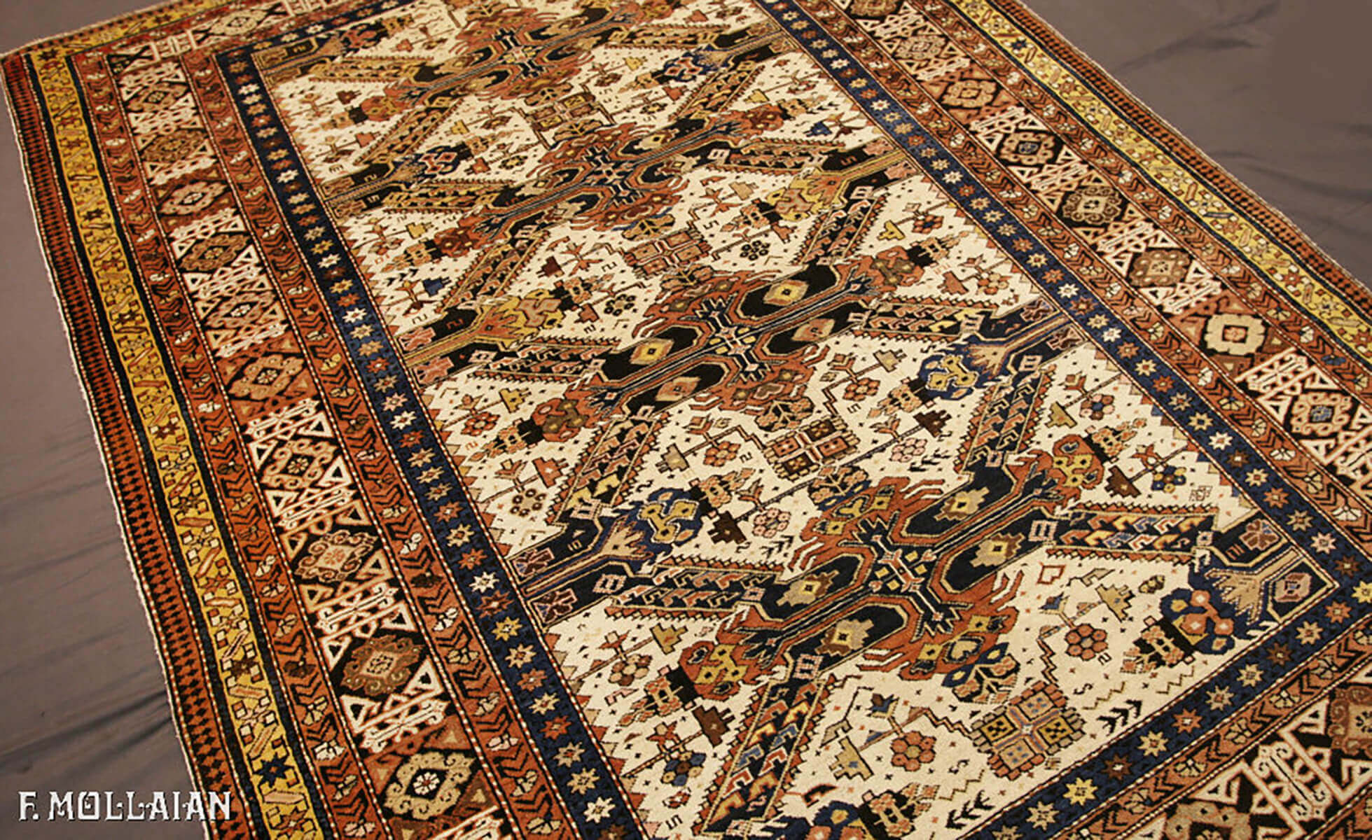Tapis Azerbaïdjanais Antique Seychour (Zeikhur) n°:20947554